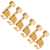 Gotoh Schaller-style Knob 6-In-Line Tuners, Gold