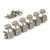 Gotoh Vintage-style Oval Knob 6-In-Line Tuners, Nickel