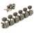 Gotoh Vintage-style Oval Knob 6-In-Line Tuners, Relic Nickel