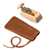 Benedetto Palm Plane, Double-Convex Sole with Leather Storage Bag