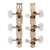 Lyra-style Gotoh Classical Guitar Tuners, Antique gold, economy