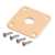 Gibson Accessories Plastic Jack Plate, Creme