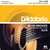 D'Addario 80/20 Bronze Wound Acoustic Guitar Strings, Light Top/ Medium Bottom (EJ14)