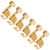 Gotoh Schaller-style Knob 6-In-Line Tuners, Gold