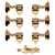Grover Super Rotomatics (109 Series) 3+3 Tuners, Gold