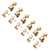 Grover Mini Roto-Grip Locking Rotomatics (505 Series) 6-In-Line Tuners, Gold