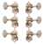 Waverly Guitar Tuners with Engraved Knobs for Slotted Pegheads, Nickel, 3L/3R