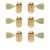 Gibson Accessories Vintage 3+3 Tuning Machine Heads, Gold with Pearloid