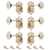 Grover 18:1 Sta-Tite (97-18 Series) 3+3 Tuners, Nickel