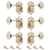 Grover 18:1 Sta-Tite (97-18 Series) 3+3 Tuners, Nickel