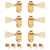Kluson 3+3 Deluxe Series Tuners, Gold