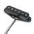 StewMac Single-coil Pickups, Neck Position, Black Cover