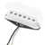 StewMac Overwound Single-coil Pickups, Overwound, Neck or Bridge Position, White Cover