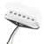 StewMac Single-coil Pickups, Middle Position, White Cover