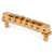 TonePros TP6R Tune-o-matic Bridge with Roller Saddles, Gold