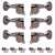 Gotoh Mini 510 3+3 Tuners with Metal Knobs, Cosmo black