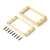 GuitarSlinger Aged Plastic Mounting Rings for Humbuckers, Set of 2, Aged Cream
