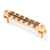 GuitarSlinger Cryocated Aged Non-Wire ABR-1 Tune-o-matic Bridge, Aged Gold