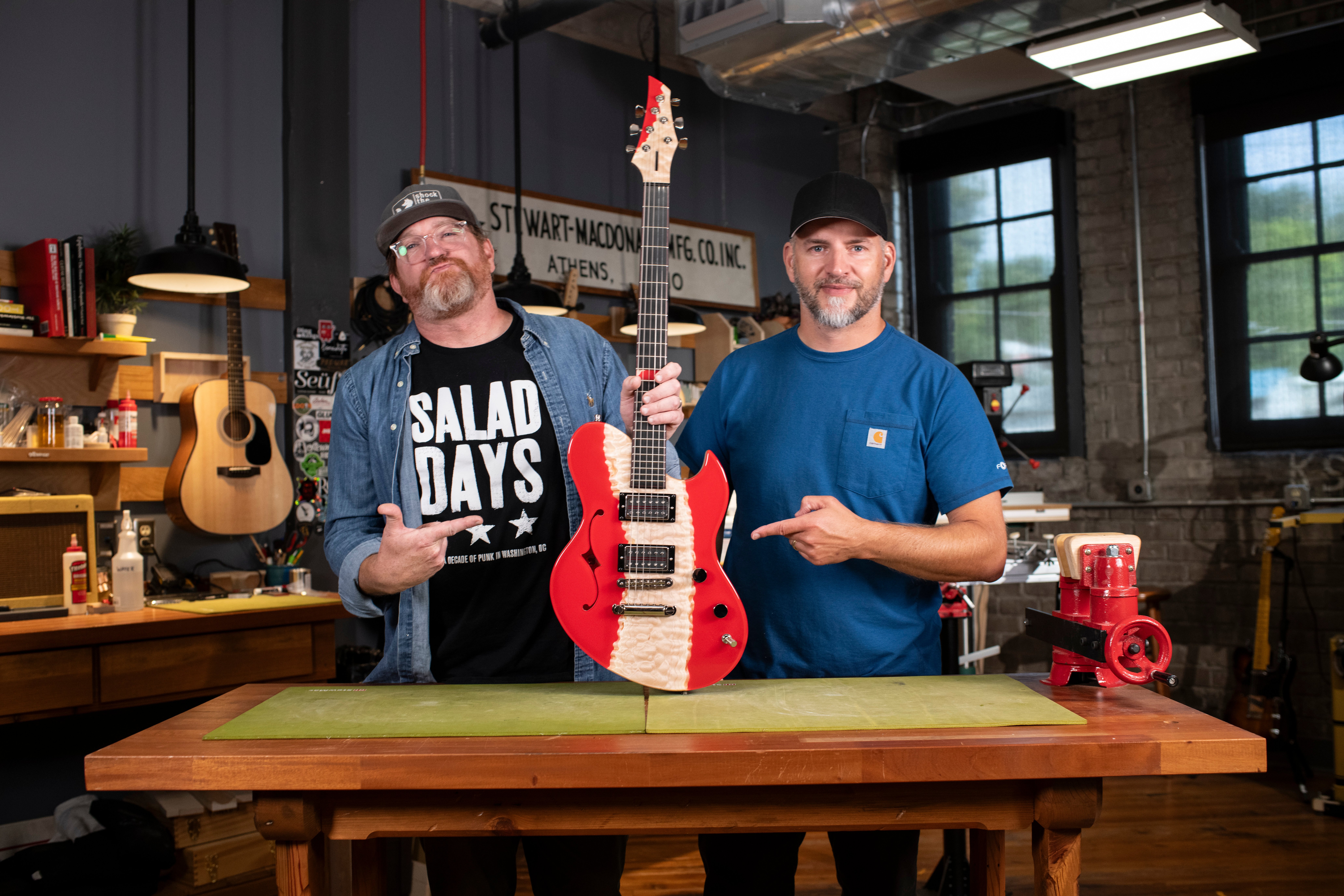 CUSTOM guitar by Shock the Fox's Tye Tyler