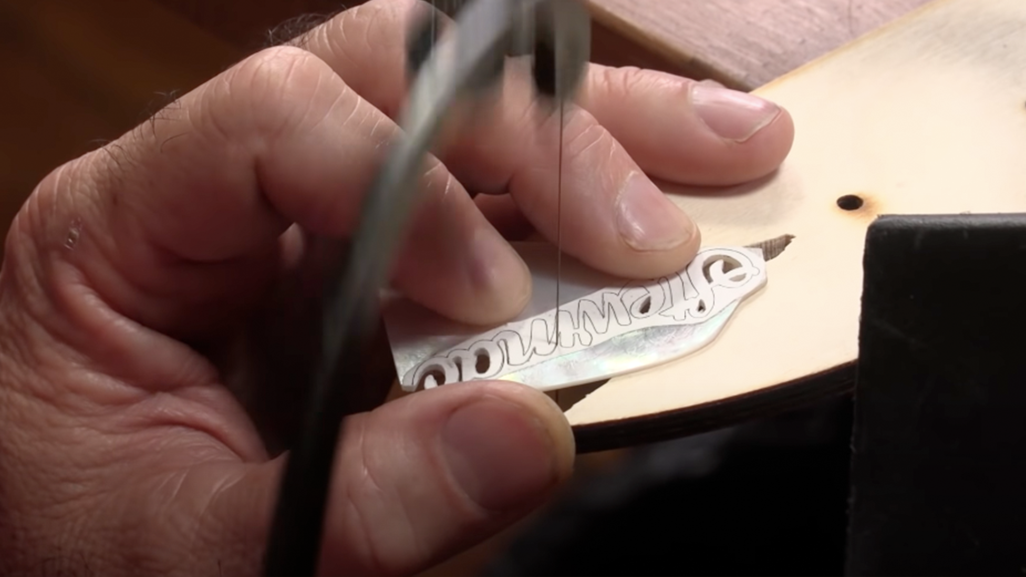 How to Inlay a Guitar Headstock with Master Inlay Artist Craig Lavin