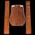 The Tree Quilted Honduran Mahogany 1-Piece Back + Side Set - 001