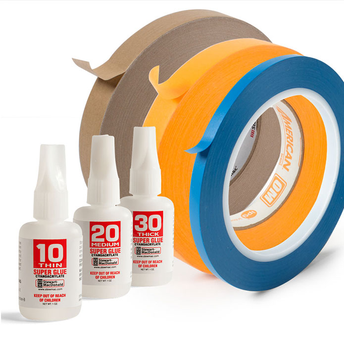 Glue + Tape