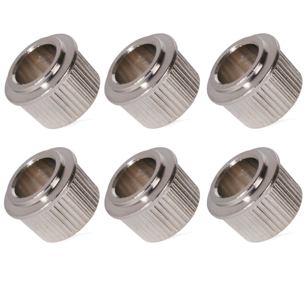10.5mm Round Conversion Bushings, Nickel, set of 6 10.5mm Round Conversion Bushings, Nickel, set of 6