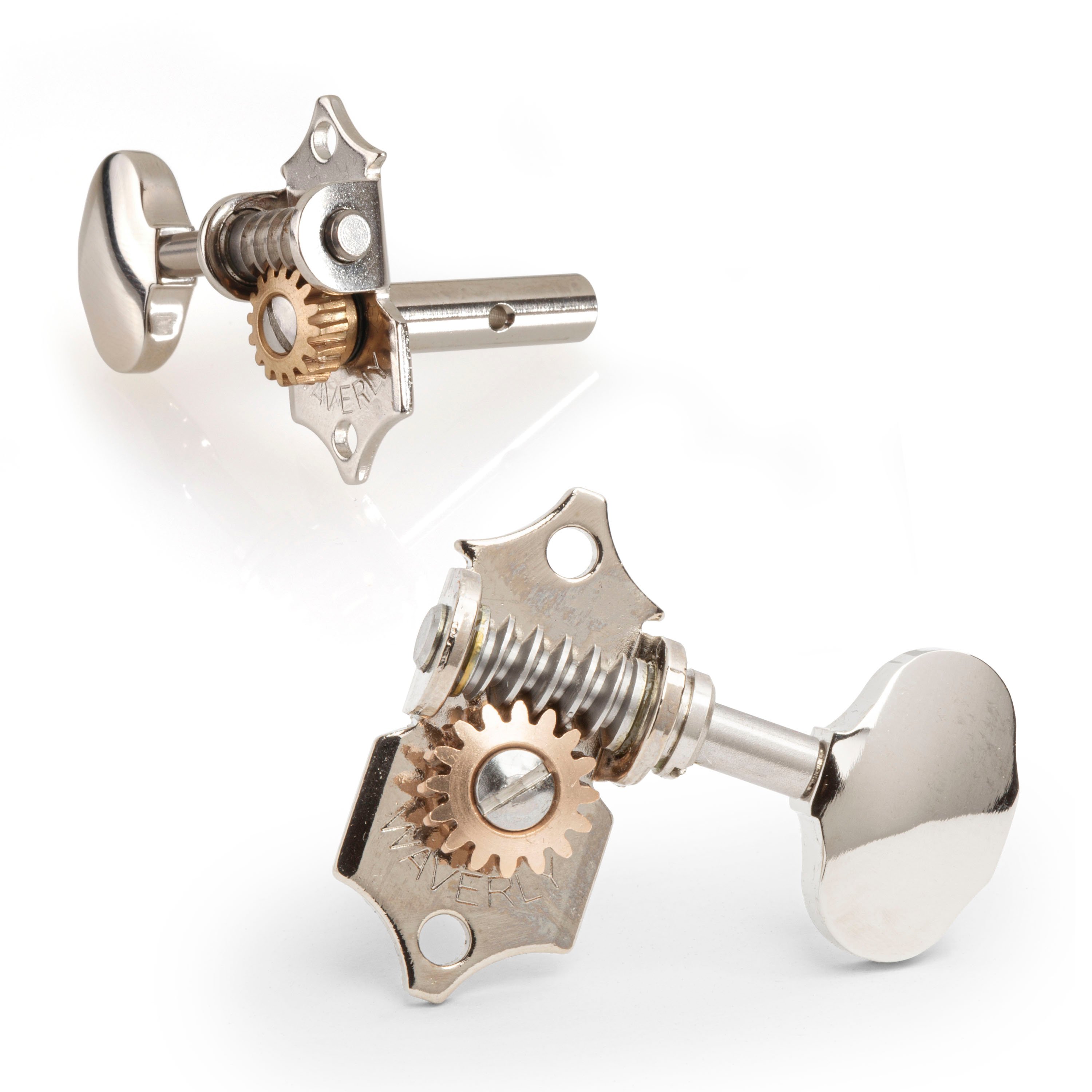 Waverly Guitar Tuners with Butterbean Knobs for Slotted