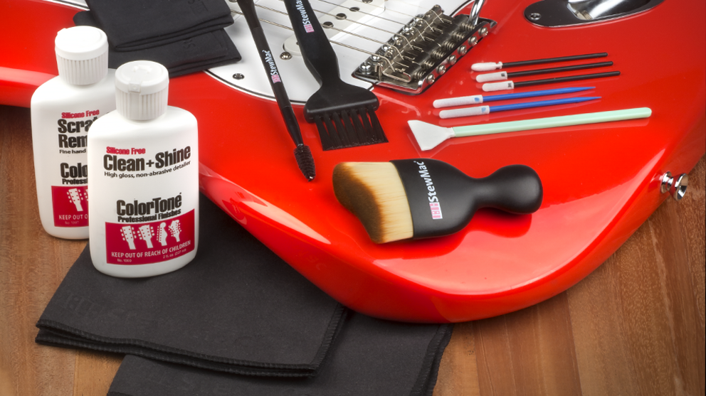 Guitar cleaning tools and polish