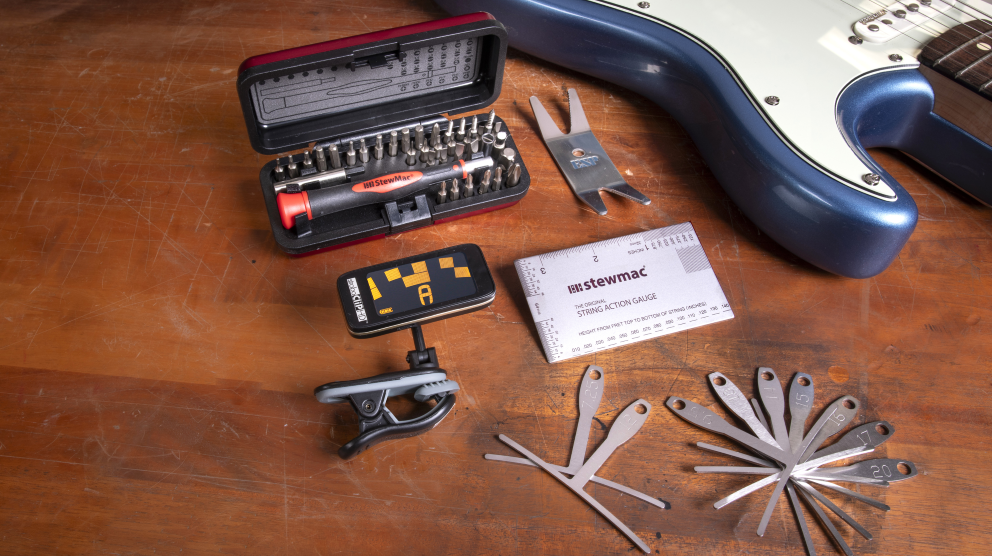 Tool set to tune up your guitar.