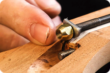 dedo tocando la alma