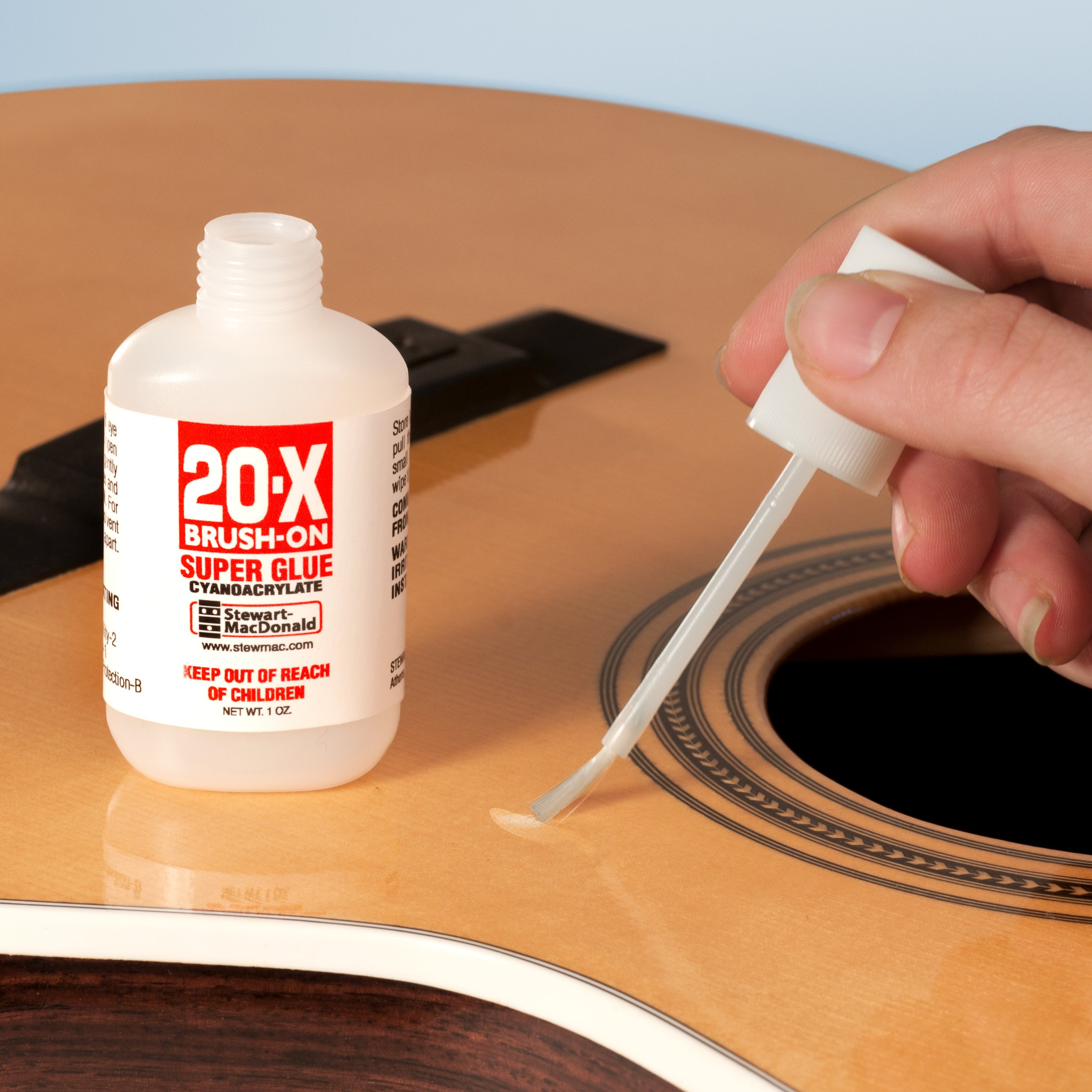 StewMac Brush-on Super Glue