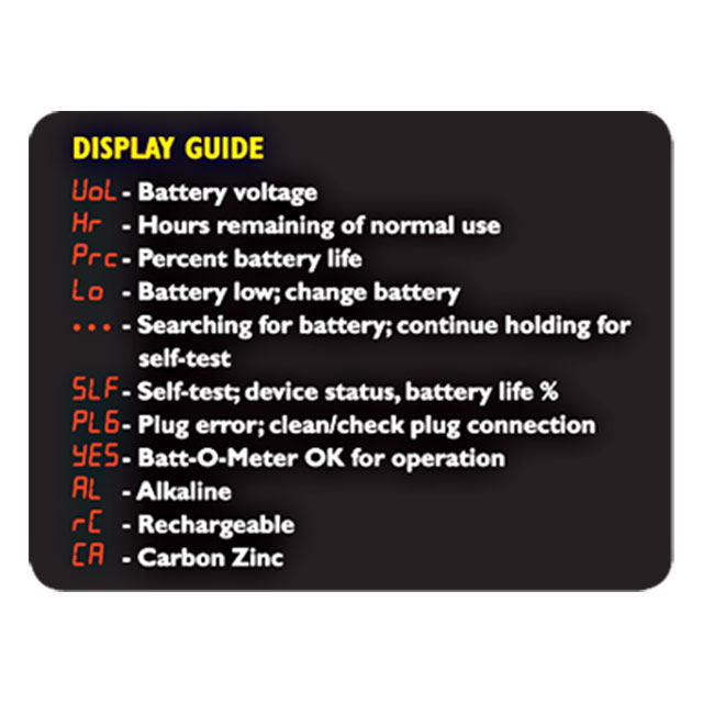 Batt O Meter Stewmac