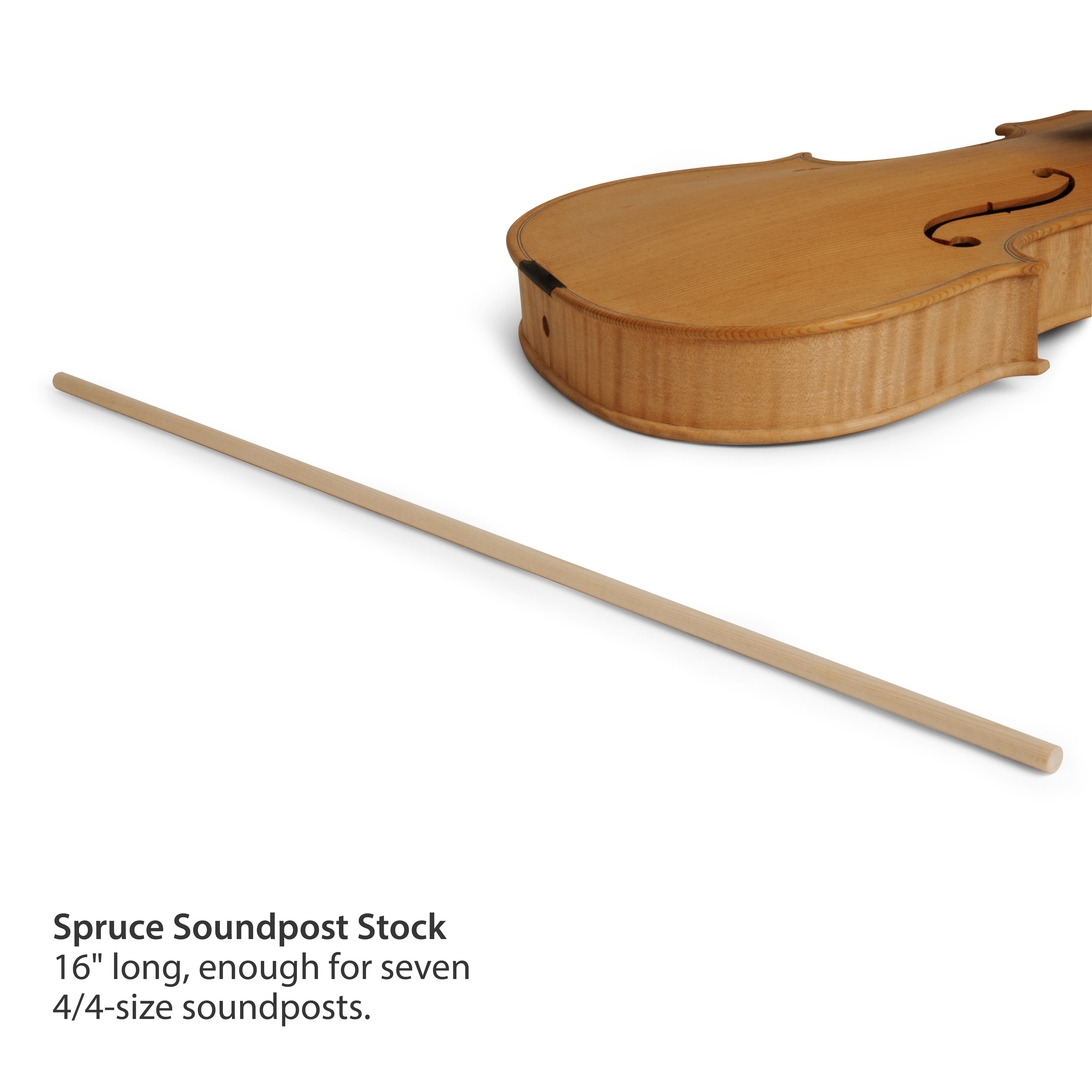 Spruce Soundpost Stock