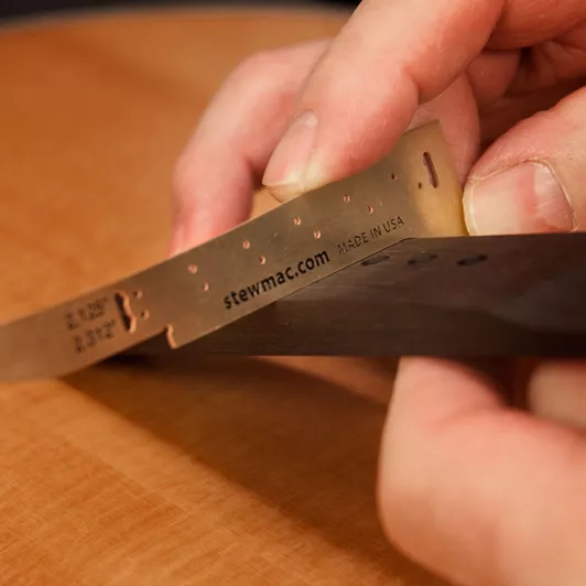 Acoustic Guitar Bridge Template - StewMac