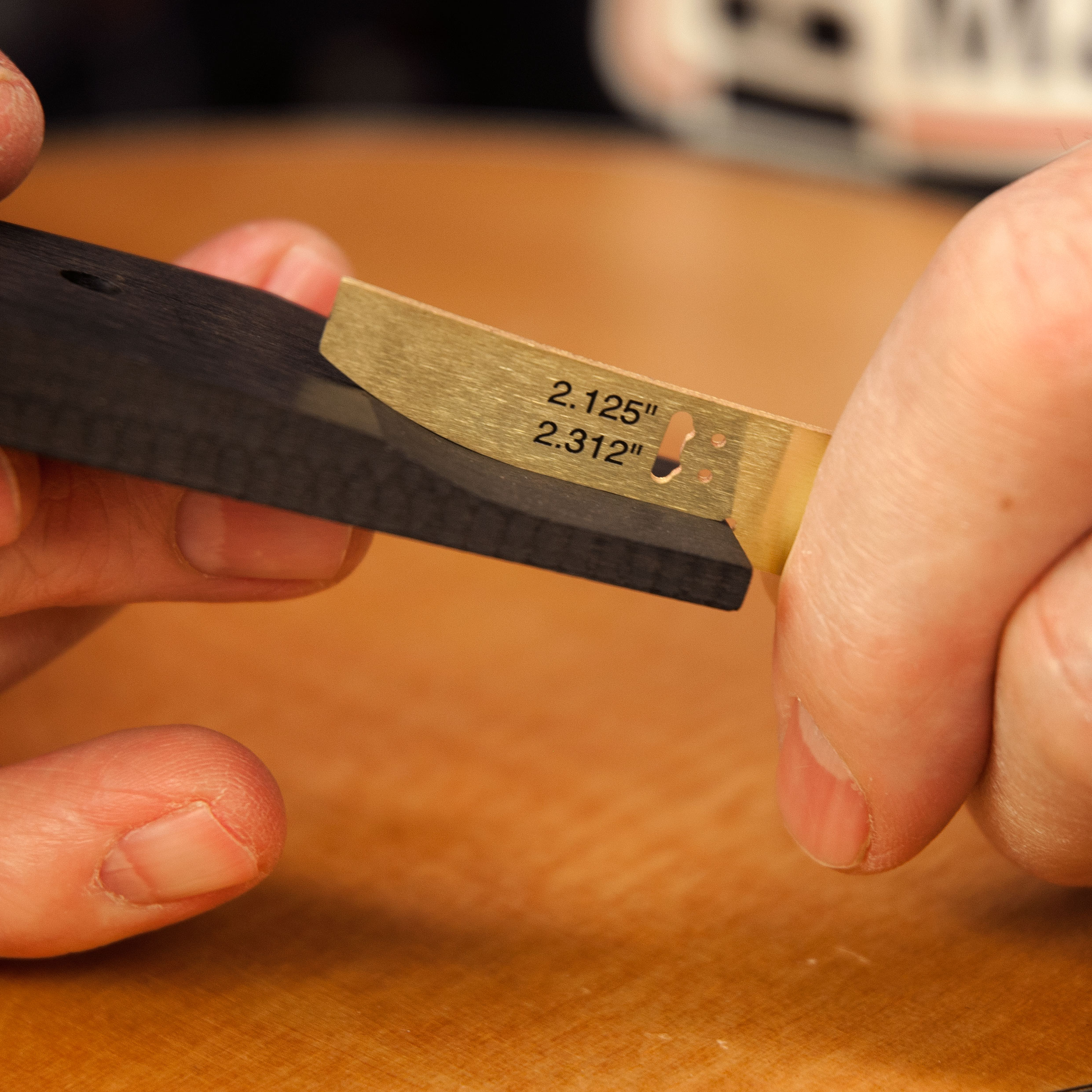 Acoustic Guitar Bridge Template - StewMac