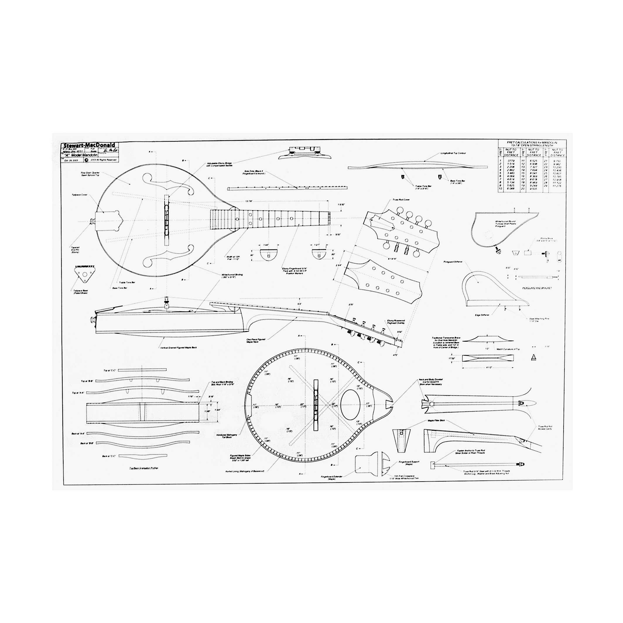 A5 Mandolin Plan StewMac