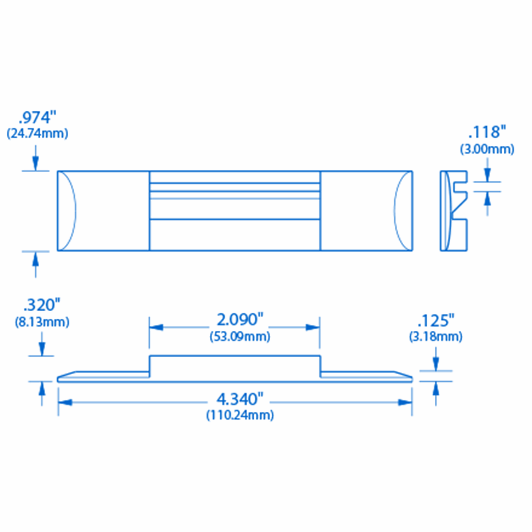 Deluxe Ukulele Bridge StewMac