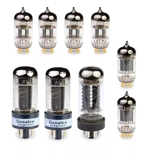 Ultimate Curated Tube Set for Fender Deluxe Reverb (Black Panel) - StewMac