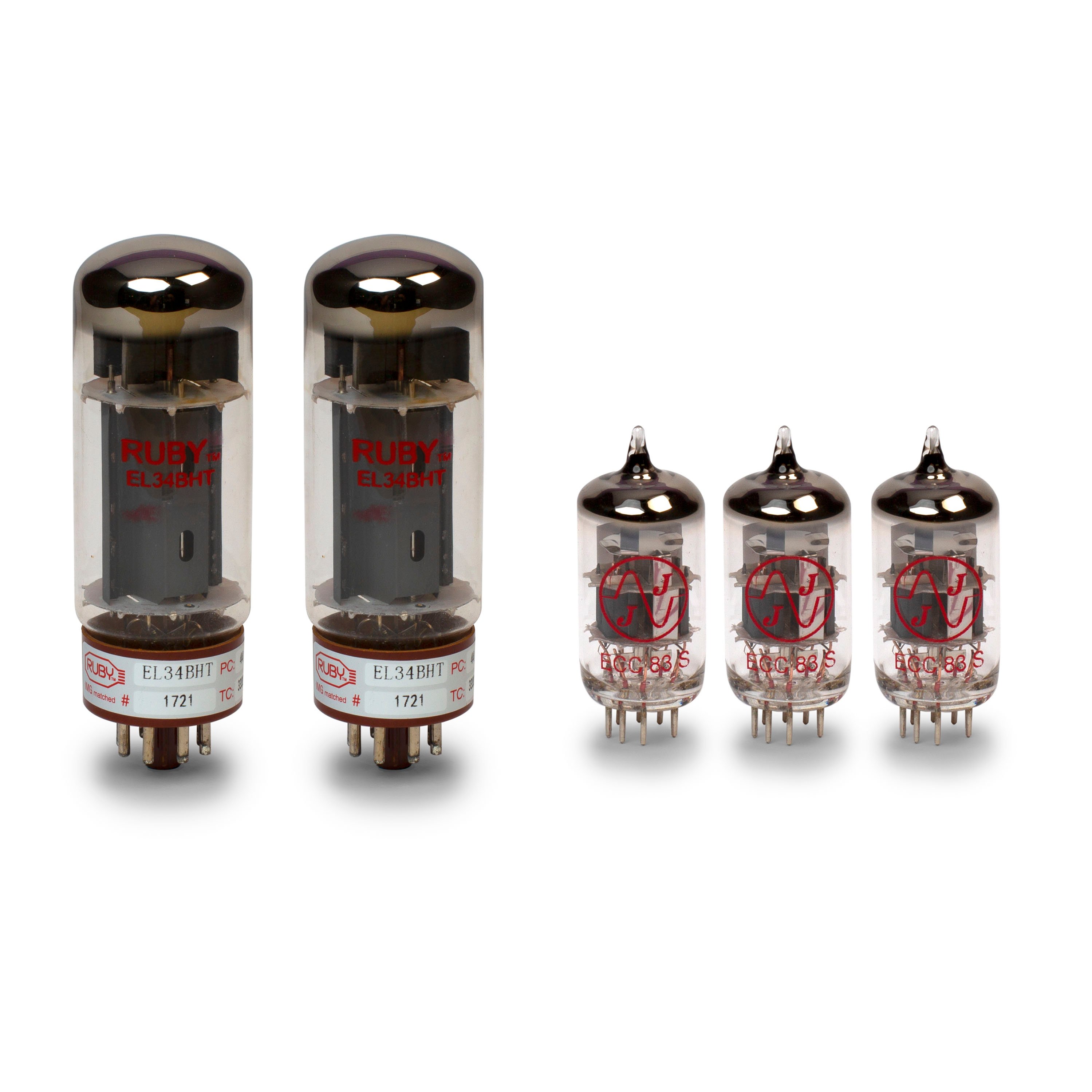 Marshall JCM 800 1987 (50 Watt) Tube Set with Matched Power Tubes StewMac