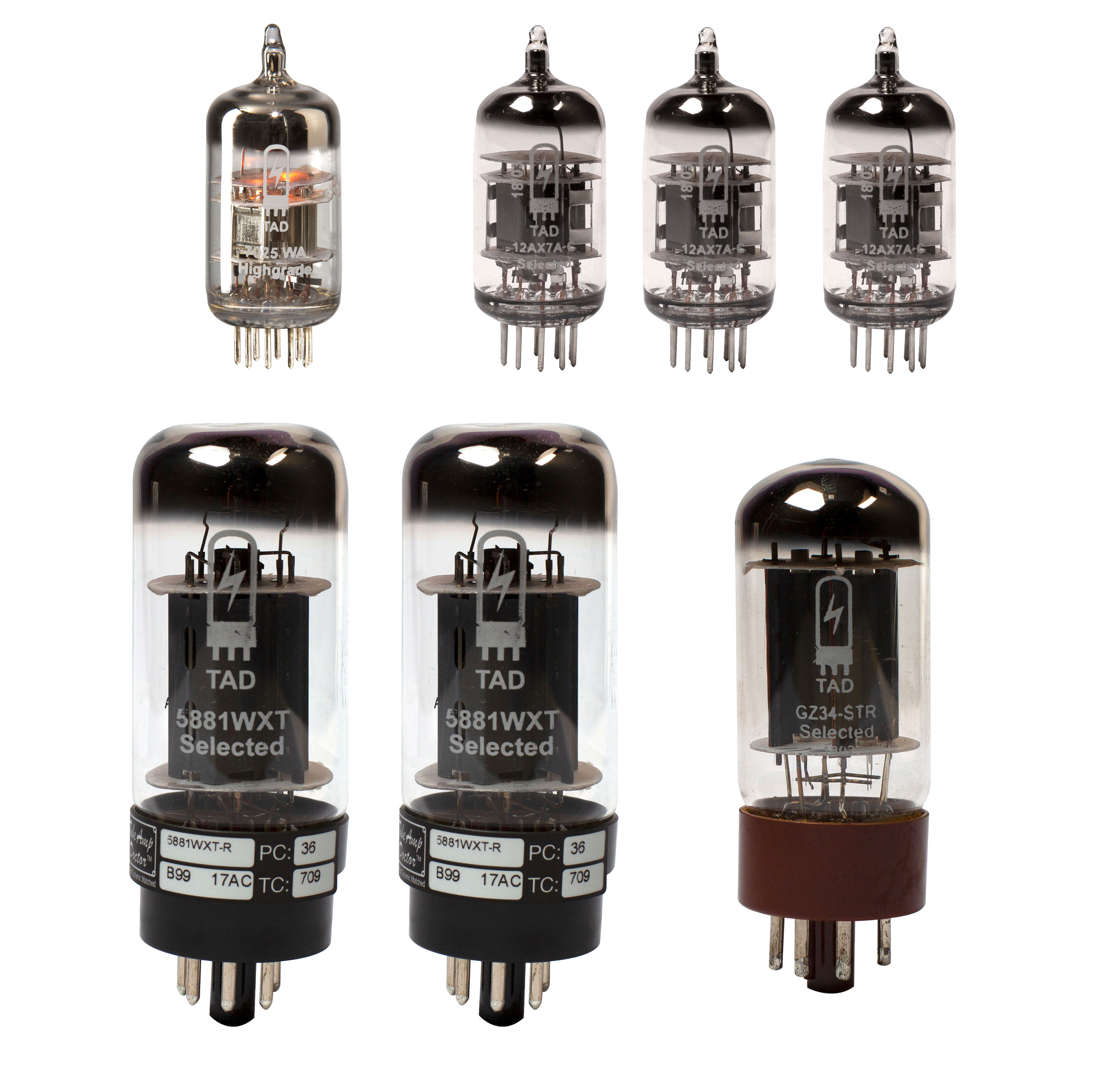 Marshall Bluesbreaker TAD Tube Set with Matched Power Tubes StewMac