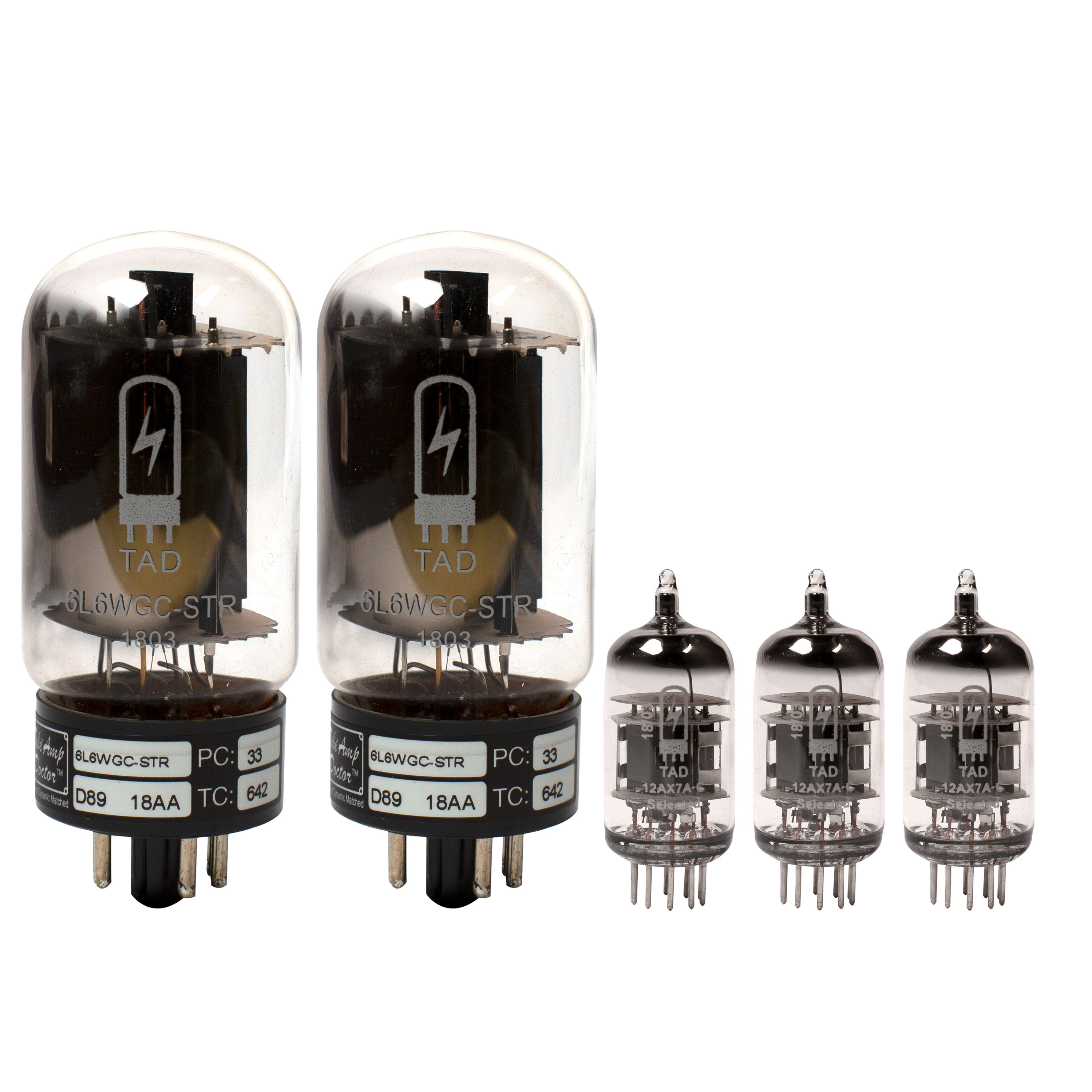 Fender Hot Rod DeVille TAD Tube Set with Matched Power Tubes StewMac