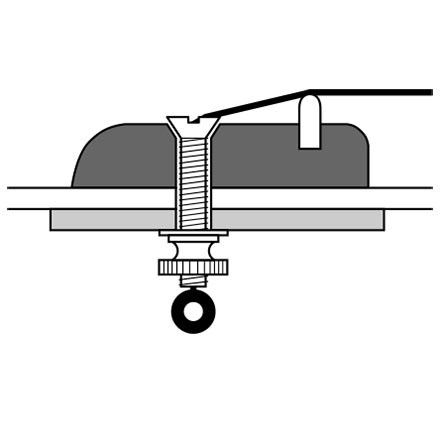 Acoustic Bridge Bolts, Package of 4 StewMac