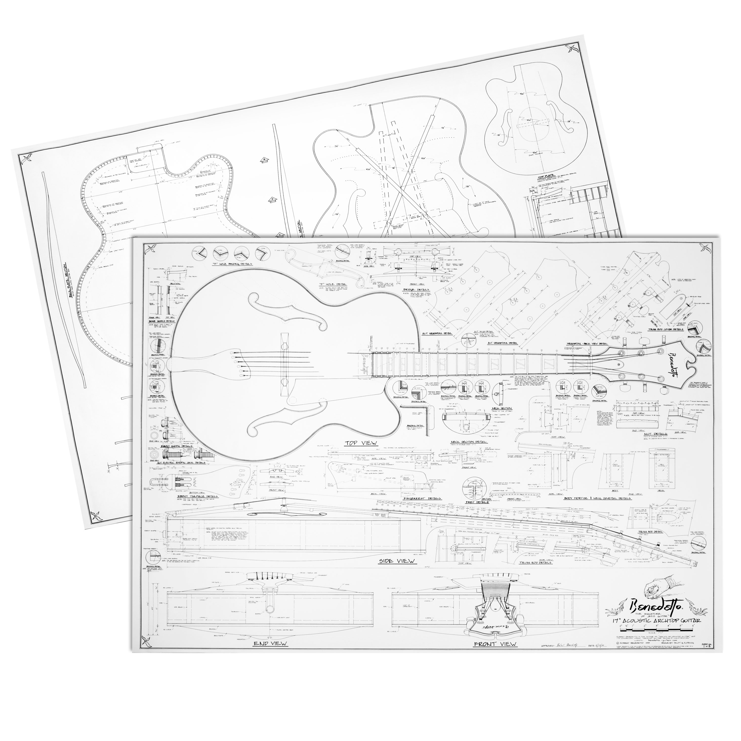 Benedetto Archtop Plans - StewMac
