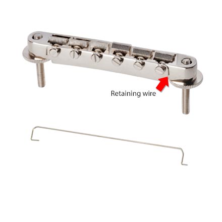 Saddle Retainer Wire for ABR-1 Tune-o-matic Bridges - StewMac