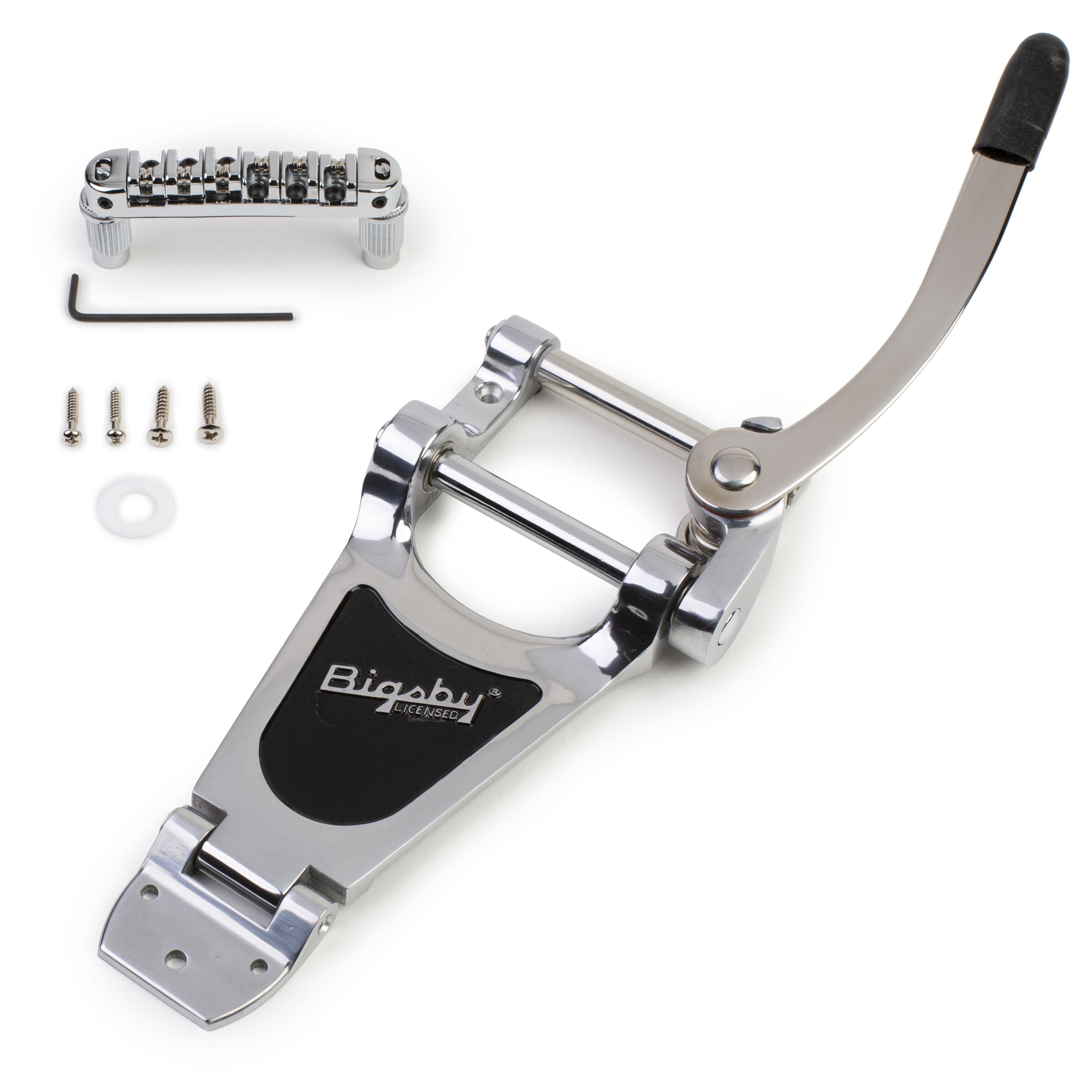 Bigsby 2 x Tremolo Vibrato Bridge Tailpiece Crank Bar w Strap Ferrule for Bigsby 