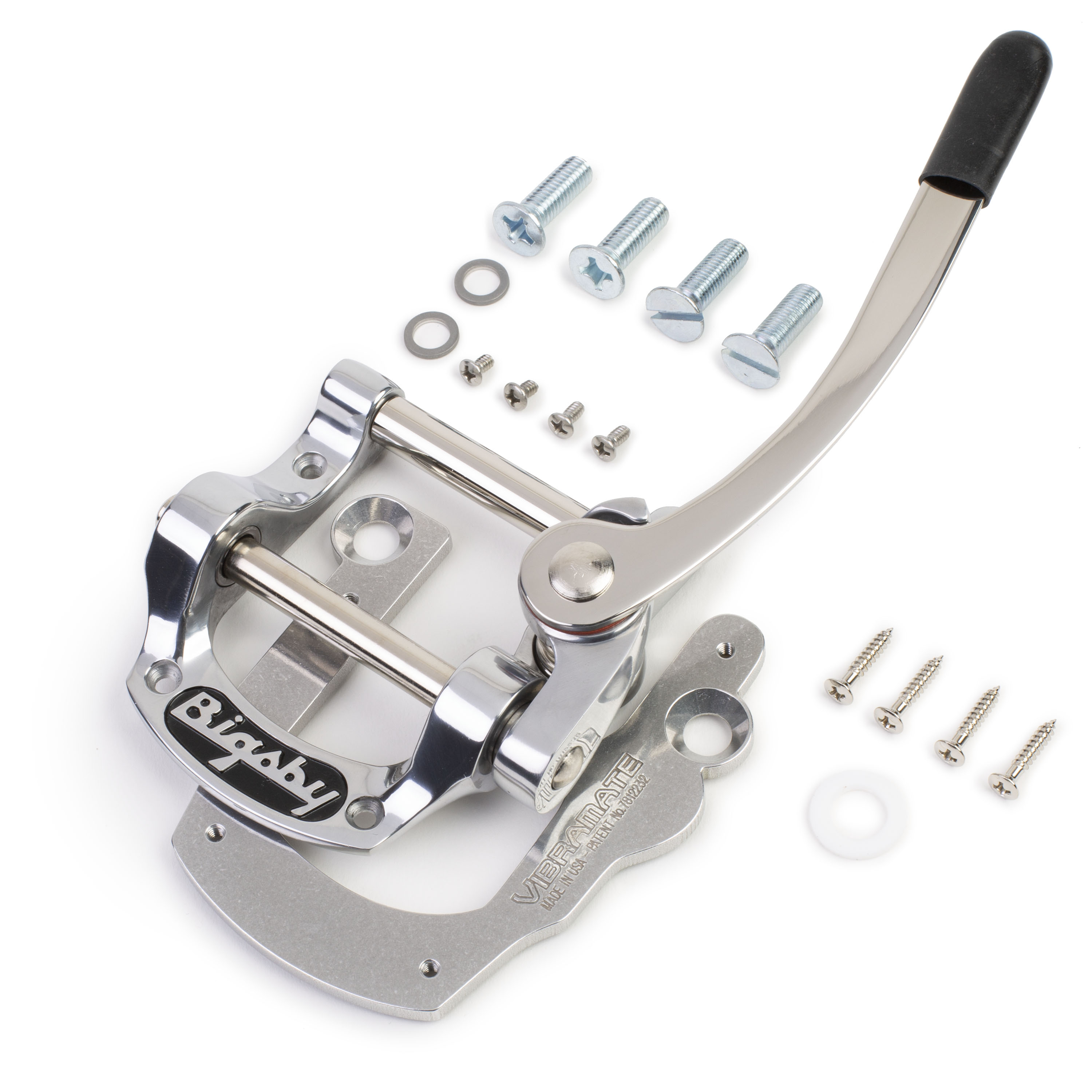 Bigsby B5 with Vibramate V5 - Polished Aluminum