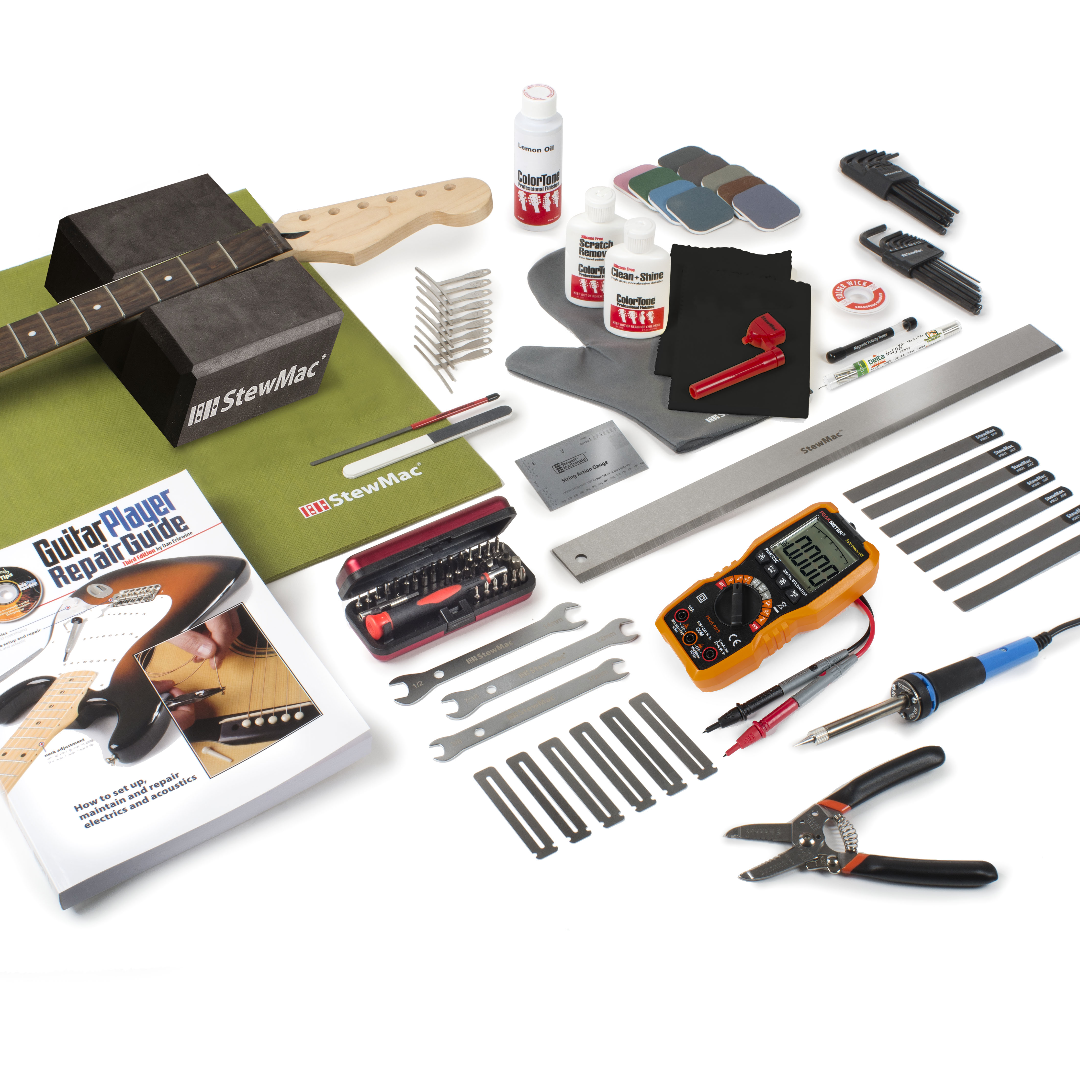 DIY Guitar Service + Setup Tool Set, International, 220-volt DIY Guitar Service + Setup Tool Set, International, 220-volt