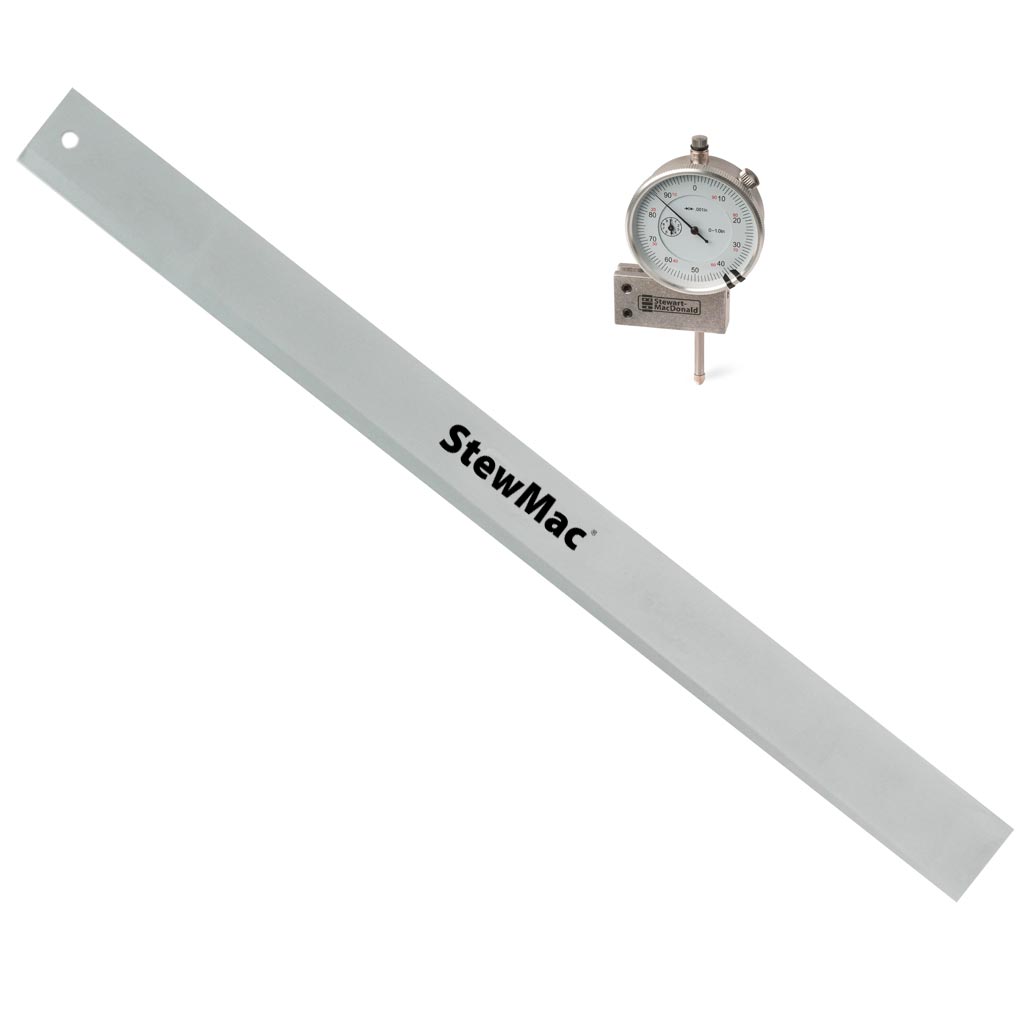Neck Set Gauge with Straightedge - StewMac