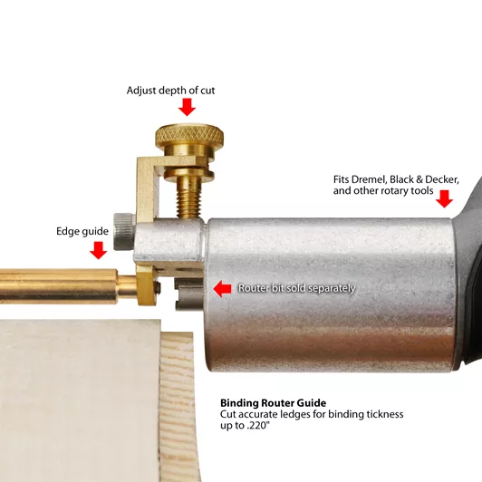 Telecaster Binding Router Binding Router Guide - StewMac